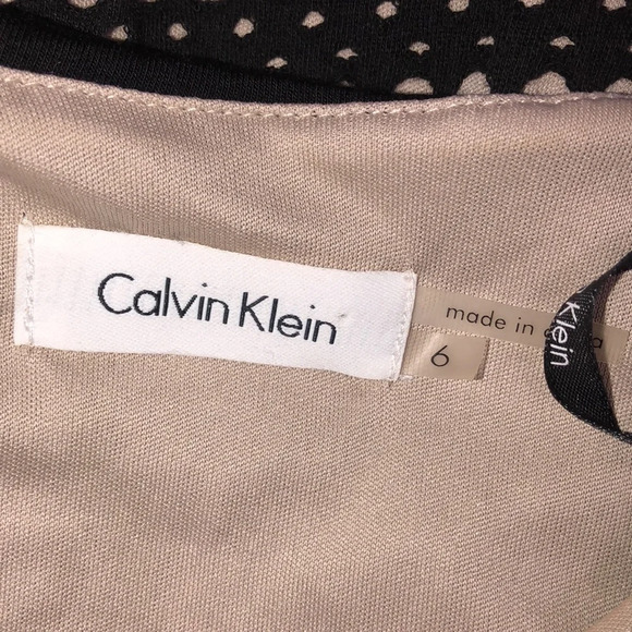 Calvin Klein size 6 black cozy shift dress - Picture 3 of 5